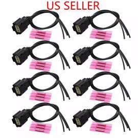 Unbranded 8X Ignition Coil Connector Plug For Ford 2013-2019 V6 V8 Flex F150 9U2Z14S411EA