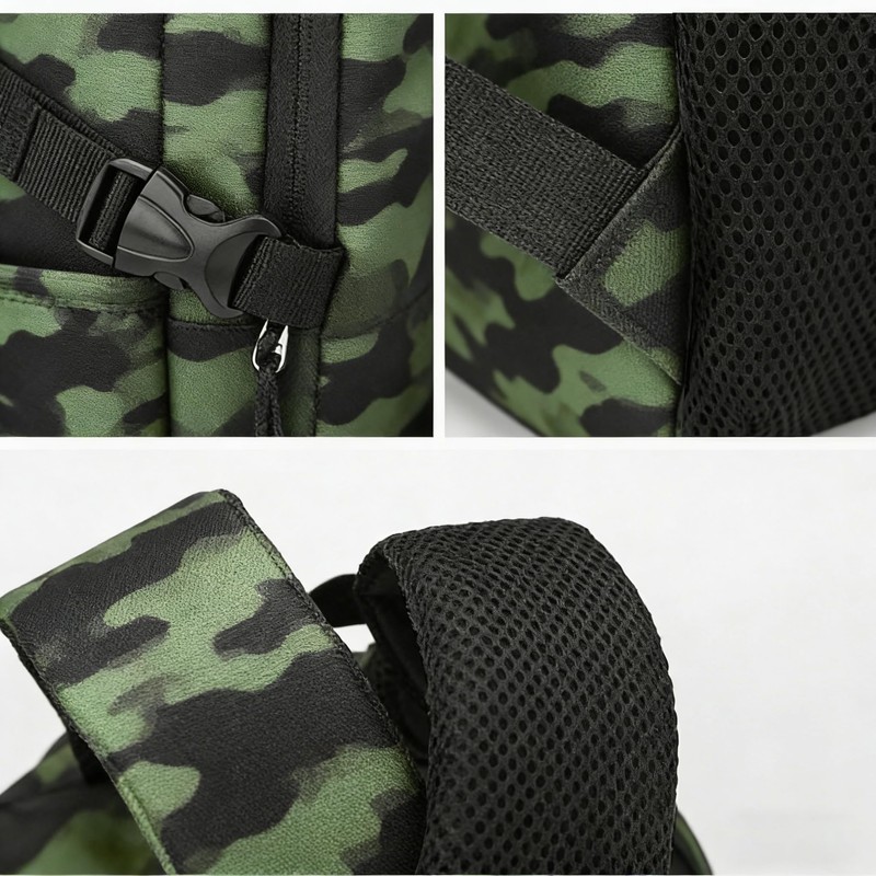 CGYCSY 18'' Dark Camo School Backpack for Teens, 35L Water