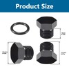 STPCTOU 4AN Male O-ring Boss Port Plug Seal Nut Block
