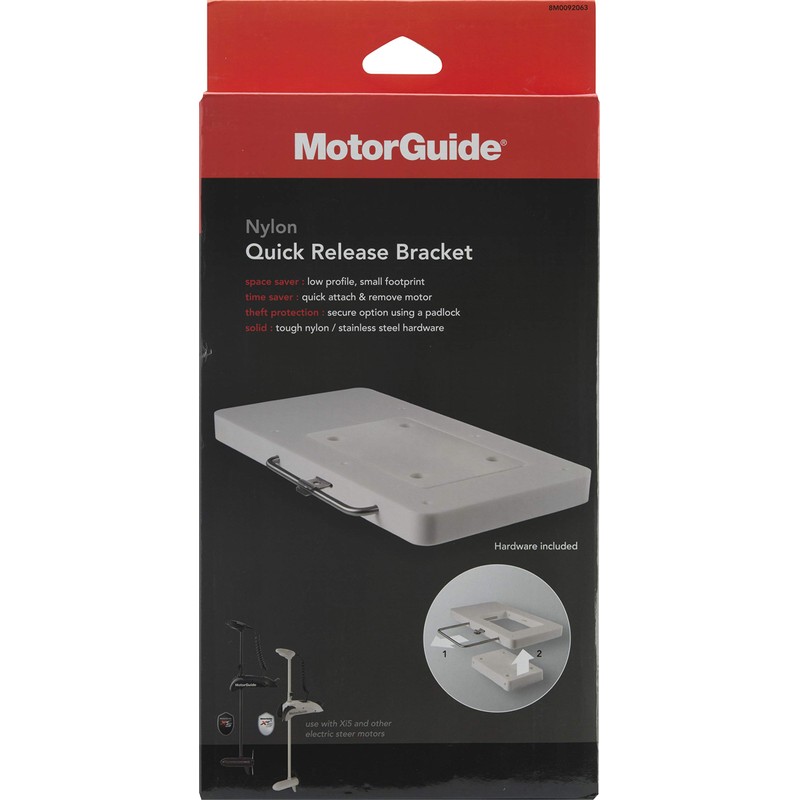 MotorGuide 8M0092063 Xi Series Quick-Release Mounting Bracket Kit for Trolling