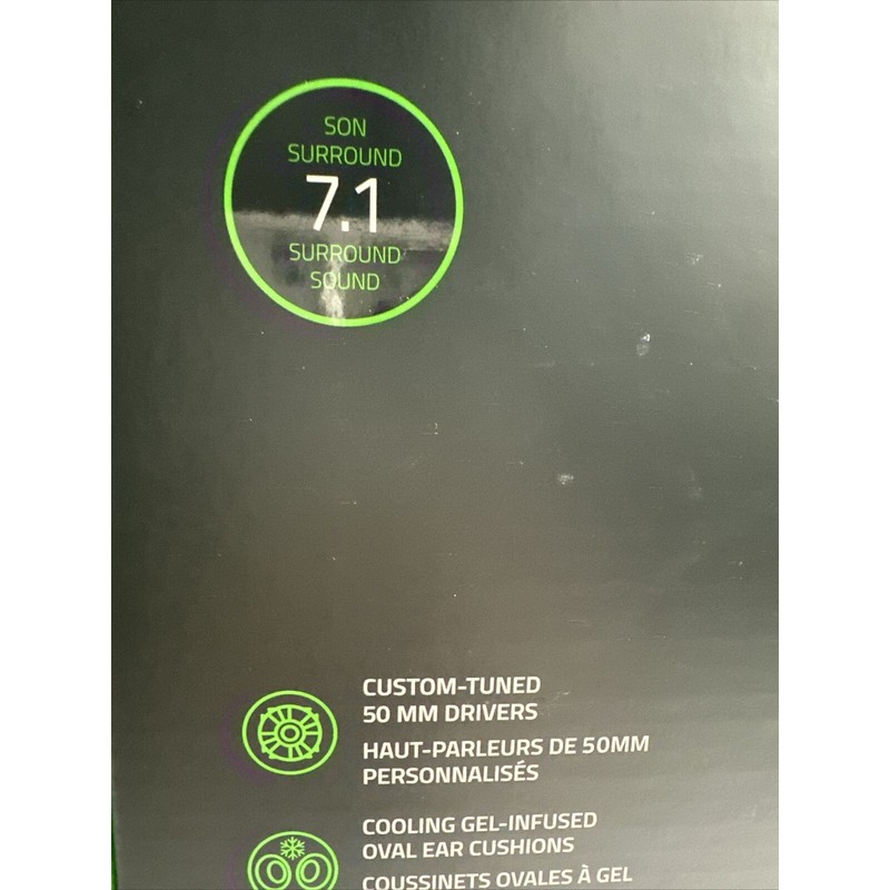 Razer Kraken x Gaming Headset (7.1 Surround Sound, Ultra Light,