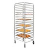 Bun Pan Rack, 20-Tier Aluminum Bakery Racks w/4 Casters, Sheet