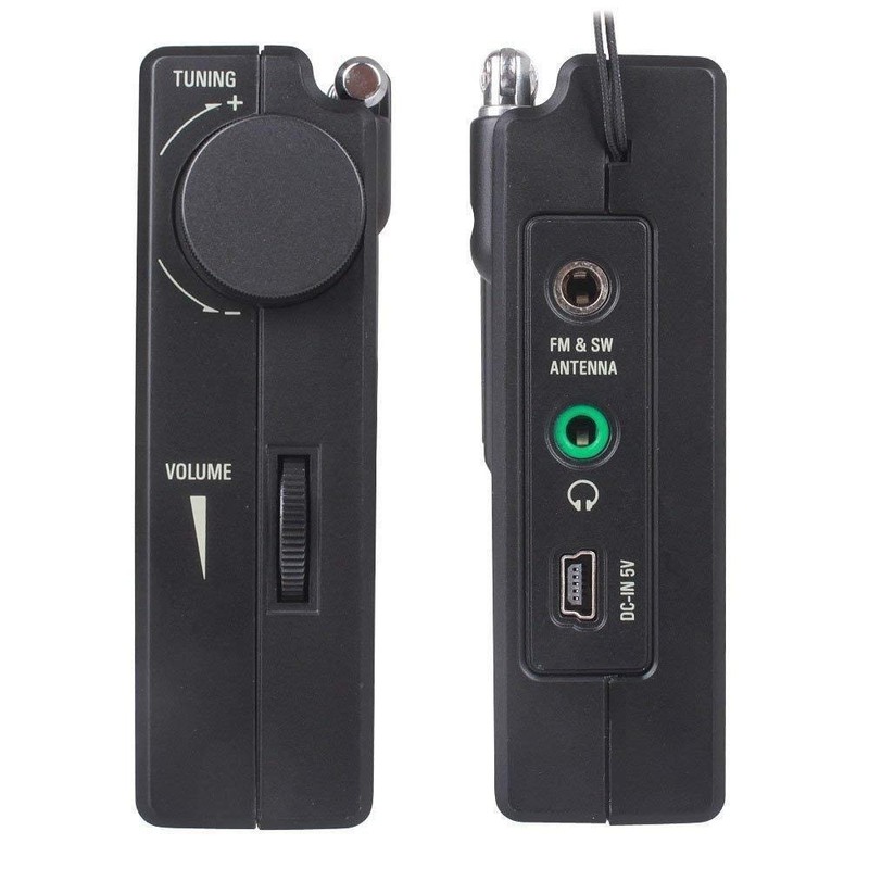 Tecsun PL-310ET Fully Featured Pocket Size Radio Black