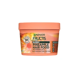 Garnier Fructis Hair Food Glossy Pineapple Multi Use Treatment, Mask For Long Dull Hair, 390ml