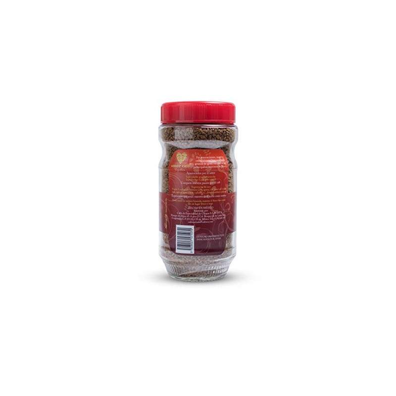 Amor Café Soluble Gourmet Mezcla Original, Café Instantáneo Premium, tostado