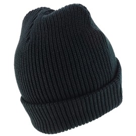 Armycrew 100% Acrylic Oversized XXL Thick GI Watch Cap Ribbed Knit Beanie Hat - Navy - 2XL