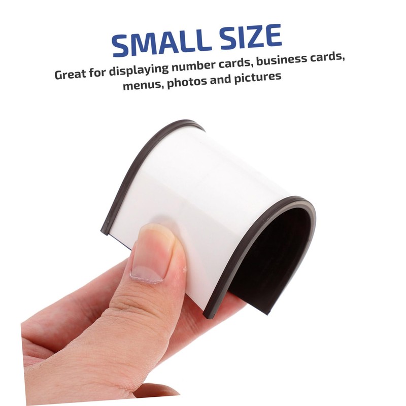 Operitacx Material 50pcs Magnetic Label Holders Easy to Use for