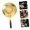 Ciieeo Copper Tea Strainer with Elegant Handle Flower Shape Tea