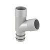 Qrity 1 x drain pipe connector, washbasin, 3-way drain pipe