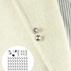 Zbssny 60 Pieces Pin Keeper Pin Back Pin Clasp with