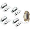 Silver Cupboard Magnetic Door Catch Cupboard Magnetic Latches for Cabinet