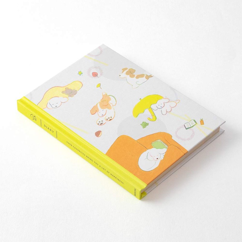 Midori 12885006 Diary Dog Pattern
