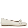 Vionic Women's Tilly Ballet Flat, Ivory Leather, 8