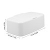 Kichvoe Wipes Dispenser Wipe Holder with Lid, Wet and Dry