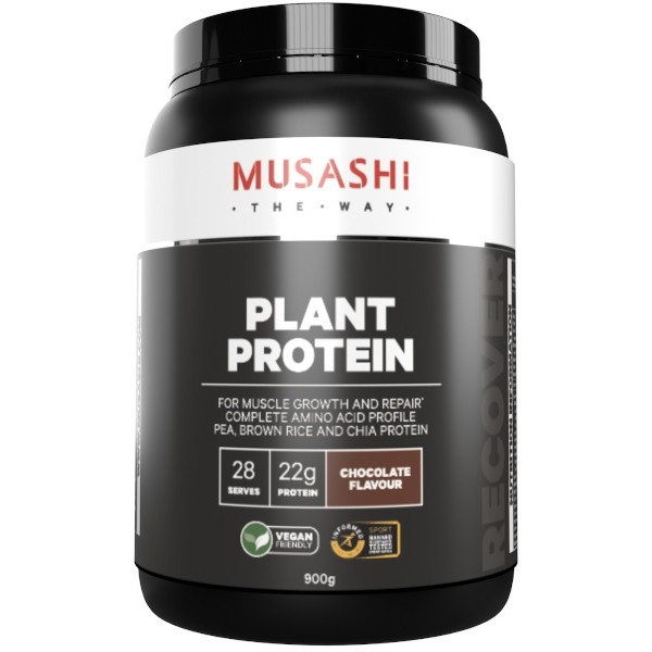 Musashi Plant Protein Powder - Chocolate 900g
