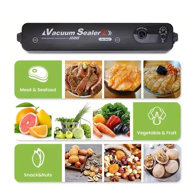 Powerful Food Vacuum Sealer Machine – Compact Design, Automatic Operation,