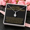 Structural Analysis Engineer Necklace Message Card Box Alluring Standard -