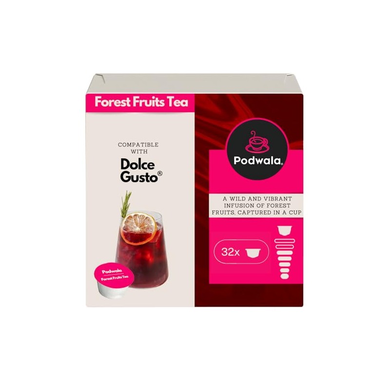 Podwala 32 Forest Fruits Tea Capsules Compatible With Dolce Gusto