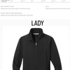 GUATEMALA SOFT SHELL JACKET EMBROIDERED - Color: Black, Size: L-