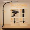 APMIEK LED Desk Lamp for Home Office, 24W Computer Desk