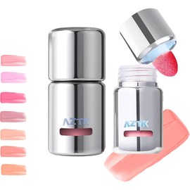 Aztk Rubor Líquido Jelly Color, Rubor Para Mejillas, En Loción Con Cabezal De Esponja, Alta Pigmentación, Larga Duración, Resistente Al Agua, Acabado Mate, 5 Ml (Jc06)