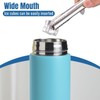 PARACITY Insulated Water Bottle, 15 oz Stainless Steel Water Bottles
