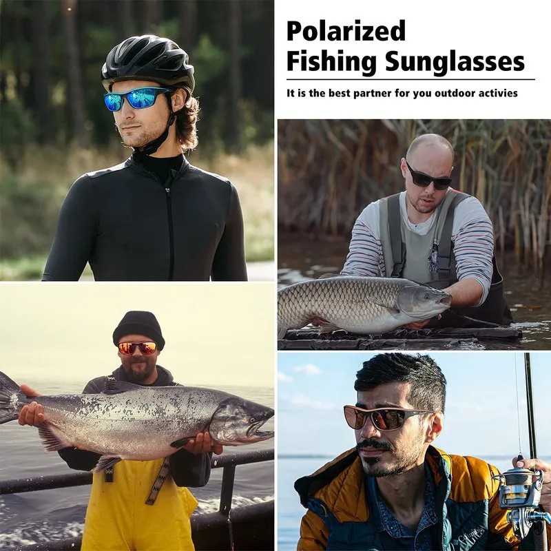 Gafas De Sol Para Hombre Deportiva Ciclismo Pesca Conducción