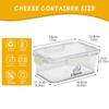 Yomjarl Cheese Container for Refrigerator,BPA-Free Deli Meat Storage Containers,Sliced Cheese
