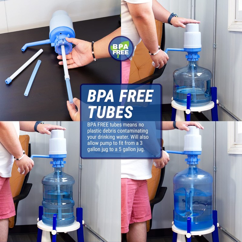 Drinking Water Pump Plus, Safe for Drinking Water (NO BPA),
