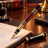 Metal Fountain Pen for Daily Writing – 0.5mm Standard Nib