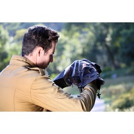 JJC SLR Rain Cover Camera Rain Cover Lens ≤18x14x34cm Suitable Dual Waterproof Zipper Design Transparent Window Sony A7RIV A7RIII A7R A7SIII A7SII A7S A7III A7II A7 RX10 M4 M3 M2 A6600 A6500 400 A