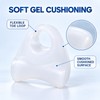 4-Piece Unisex Toe Covers with Gel Padding and Cushioning for