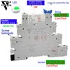 ZJWZJH 10Pcs Miniature Electromagnetic Relay 24V Coil DC/AC; Signal for