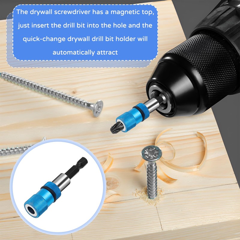 3 pieces drywall bit, drywall screwdriver, plaster screws, rigypsum bit,