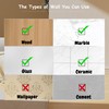 6 pcs Silicone Waterproof self Adhesive Toothbrush Holder,Multi-Function Wall Mounted