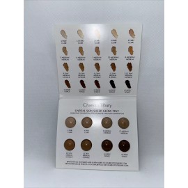 Charlotte Tilbury New Unreal Skin Sheer Glow Tint Total 8Shades Testers Card New