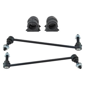 TRQ Front Suspension Kit Sway Bar Bushing Set Sway Bar Stabilizer Link Compatible with 2011-2014 Ford Explorer 2013-2014 Police Interceptor Utility