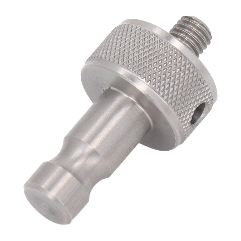 Prism Adapter Knurling Stainless Steel M8 Thread Survey Pole Adapter