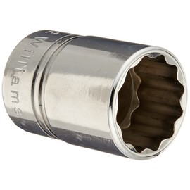 Williams ST-1225 1/2 Drive Shallow Socket, 12 Point, 25/32-Inch