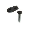 Prime-Line PL 7906 Flush Screen Clips with Screws, Plastic, Black