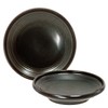 Made in Japan 2 PCS. Japanese 3.5"D Sushi Soy Sauce Dipping Dishes Kessho Black, Made in Japan