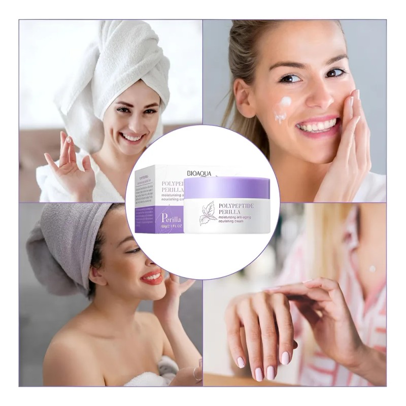 Essence Water + Crema Facial Polypeptide Perilla Bioaqua Todo Tipo