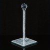 Sparkling Silver Crushed Diamond Kitchen Roll Holder - Glamorous Paper