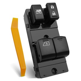 Power Master Window Switch Replace 25401-1PA0C Fit for Nissan NV1500 NV2500 NV3500 2013-2021, Electric Window Switch Lifter for Driver's Left Side