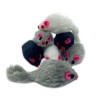 PK Pet Products Eco Friendly Fur Cat Toy Rattle Mice