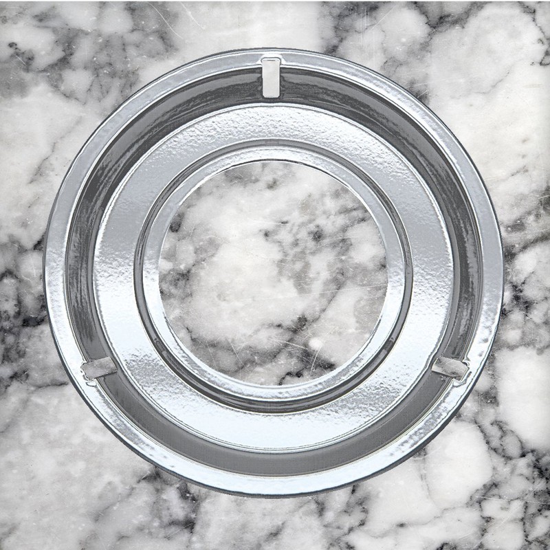 RANGE KLEEN RGP-300 Chrome Range Round Pan/Orange Label (8.26")