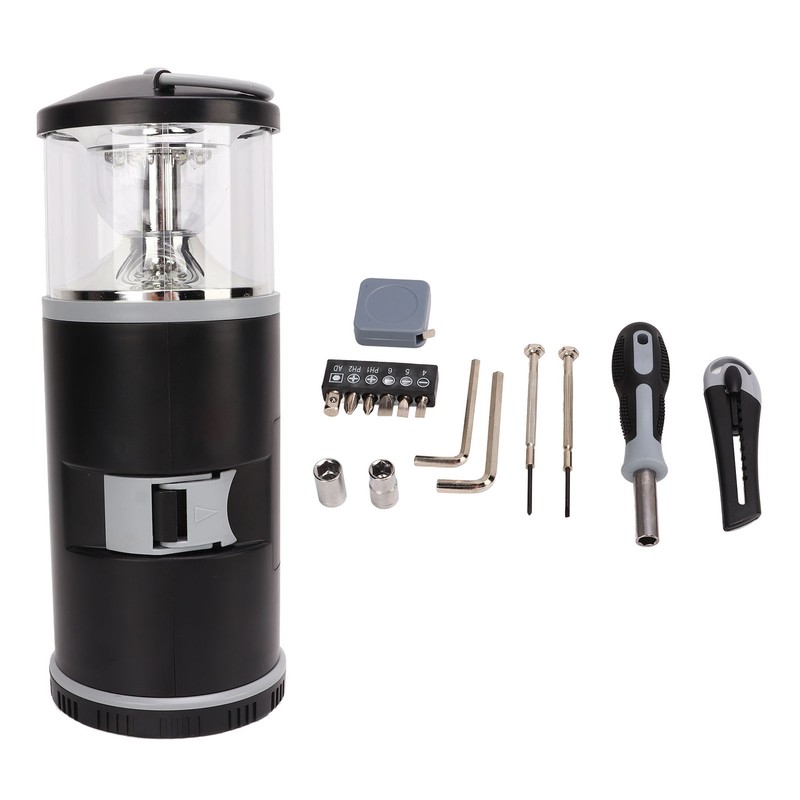 Lantern Hardware Tool Set Multifunction Auto Repair Outdoor Camping Hardware