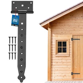 KOTARBAU Cross Hinges, 100-400 mm, Shutter Hinges, Gate Hinges, Door Hinges, Throw Hinges, Hardware, Garden Gate Hinges, Garden Gate Latch, Galvanised, Gold