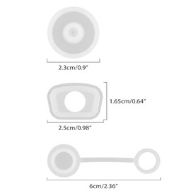 JJiaoLinin Silikon Auslaufsicheres Stopfen Set,6 Stück Kompatibel mit StanleyCup 2,0 40oz/30oz StanleyZubehör Auslaufsicherer Stopfen Spill Stopper Leak Stopper mit Strohhalm Abdeckungen