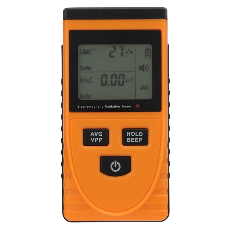 Radiation Detector Accurate Alarm Function LCD Display Handheld Electromagnetic Radiation